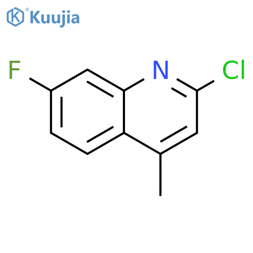 7-Fluoro-2-chloro-4-methylquinoline structure