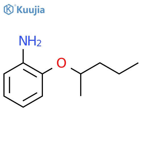 2-(Pentan-2-yloxy)aniline structure