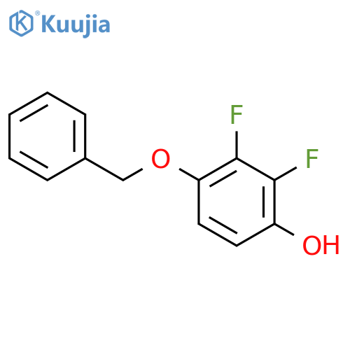 2,3-Difluoro-4-(phenylmethoxy)phenol structure