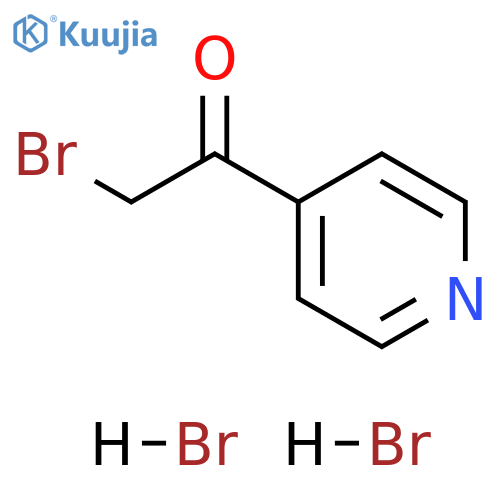 Ethanone, 2-bromo-1-(4-pyridinyl)-, hydrobromide (1:2) structure