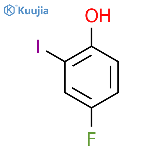 4-Fluoro-2-iodophenol structure