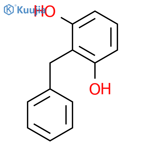 1,3-Benzenediol, (phenylmethyl)- structure
