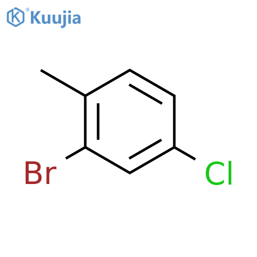 2-Bromo-4-chlorotoluene structure