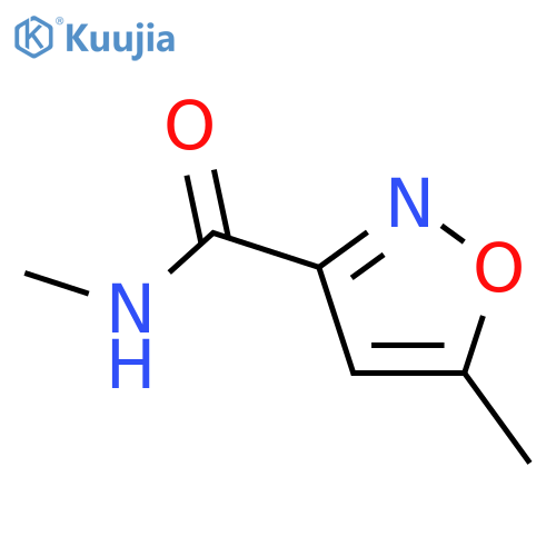 N,5-Dimethyl-3-isoxazolecarboxamide structure