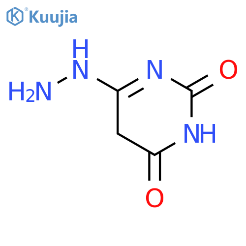 2,4(3H,5H)-Pyrimidinedione,6-hydrazinyl- structure