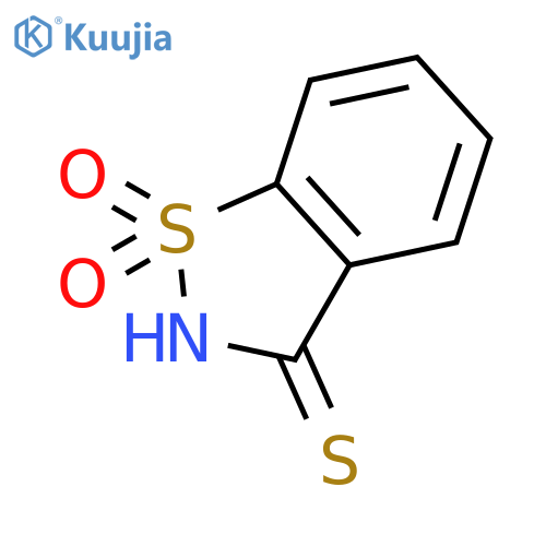 1,2-benzisothiazole-3-thiol 1,1-dioxide structure