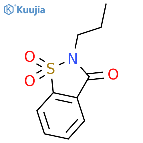 2-propyl-2,3-dihydro-1lambda6,2-benzothiazole-1,1,3-trione structure