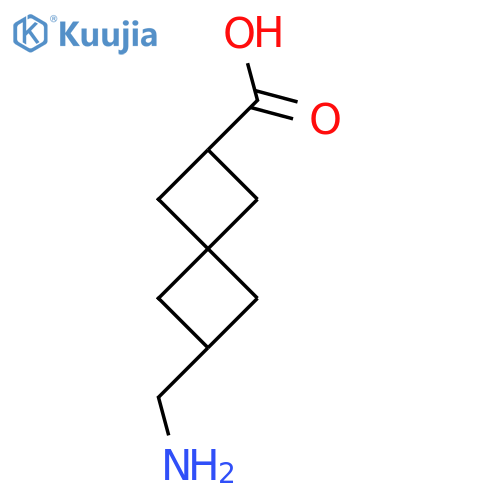 Spiro[3.3]heptane-2-carboxylic acid, 6-(aminomethyl)- structure