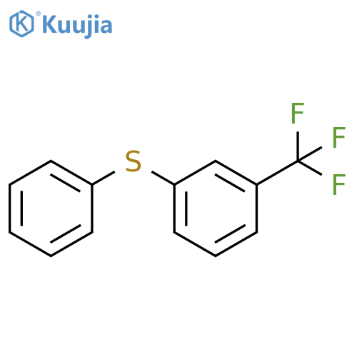 Benzene, 1-(phenylthio)-3-(trifluoromethyl)- structure