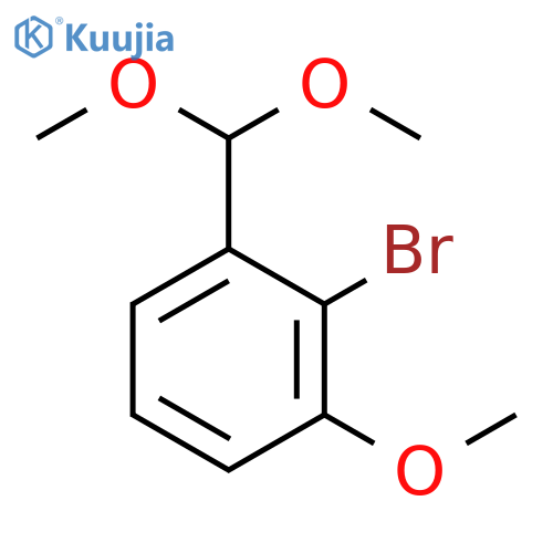 Benzene, 2-bromo-1-(dimethoxymethyl)-3-methoxy- structure