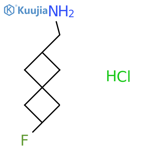 1-{6-fluorospiro3.3heptan-2-yl}methanamine hydrochloride structure
