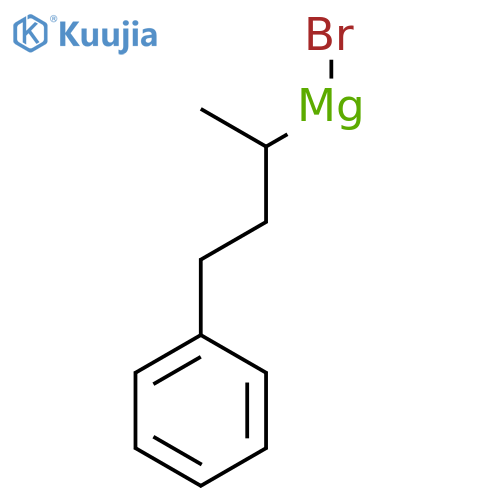 Magnesium, bromo(1-methyl-3-phenylpropyl)- structure