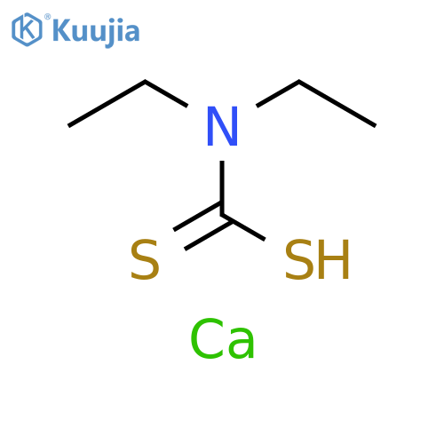 Carbamodithioic acid, diethyl-, calcium salt structure