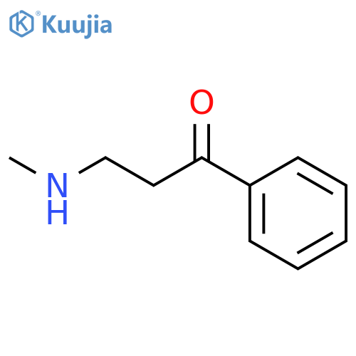 3-(methylamino)-1-phenylpropan-1-one structure