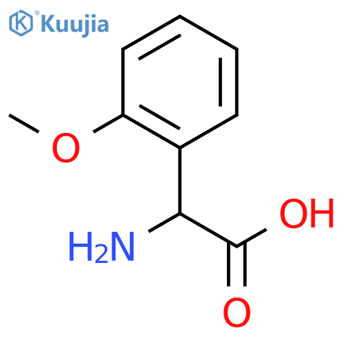 2-Amino-2-(2-methoxyphenyl)acetic Acid structure