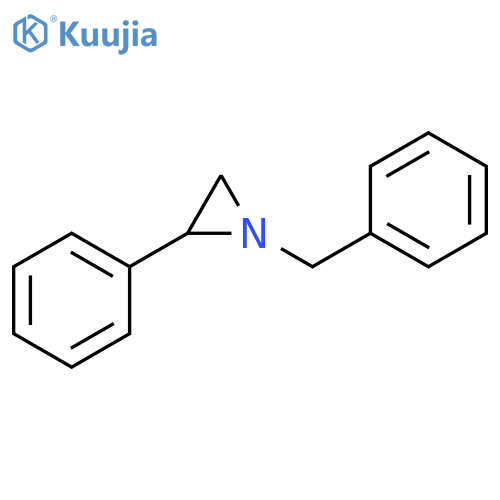 Aziridine, 2-phenyl-1-(phenylmethyl)- structure