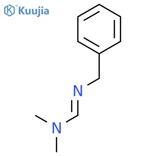 Methanimidamide,N,N-dimethyl-N'-(phenylmethyl)- structure