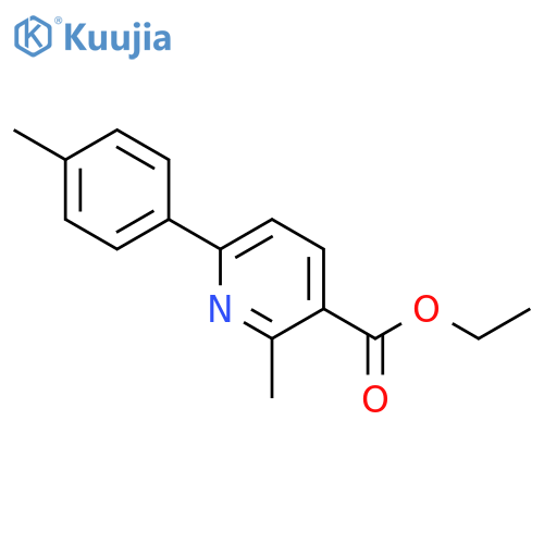 Ethyl 2-methyl-6-p-tolylpyridine-3-carboxylate structure