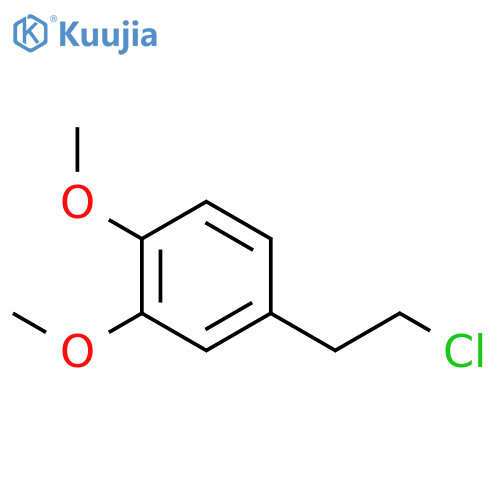 Benzene,4-(2-chloroethyl)-1,2-dimethoxy- structure