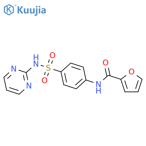2-FURANCARBOXAMIDE, N-[4-[(2-PYRIMIDINYLAMINO)SULFONYL]PHENYL]- structure