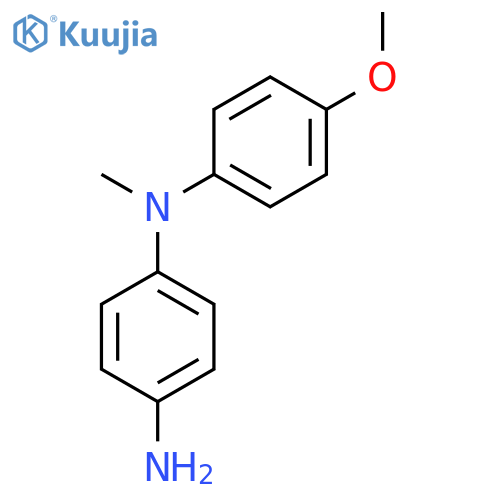 1,4-Benzenediamine, N-(4-methoxyphenyl)-N-methyl- structure