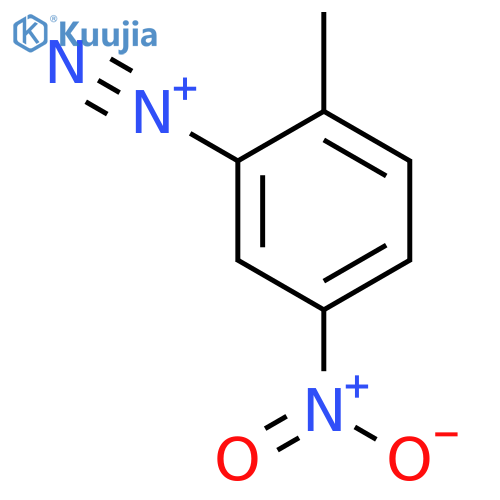 Benzenediazonium,2-methyl-5-nitro- structure