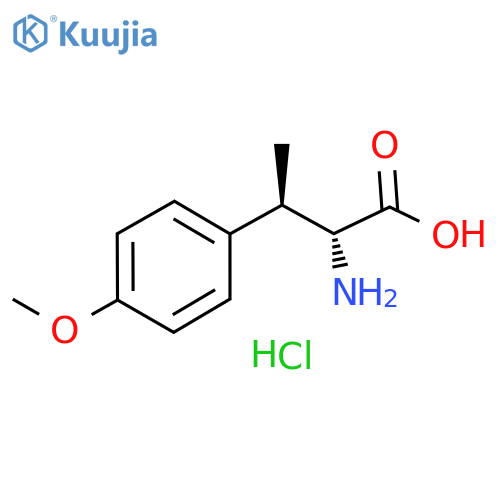 (2R,3R)-2-Amino-3-(4-methoxy-phenyl)-butyric acid hydrochloride structure