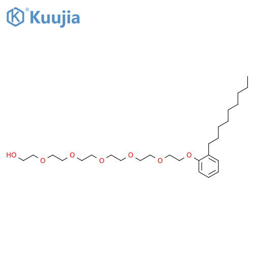 3,6,9,12,15-Pentaoxaheptadecan-1-ol,17-(nonylphenoxy)- structure