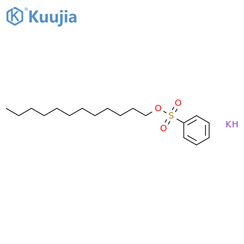 Benzenesulfonic acid,dodecyl-, potassium salt (1:1) structure