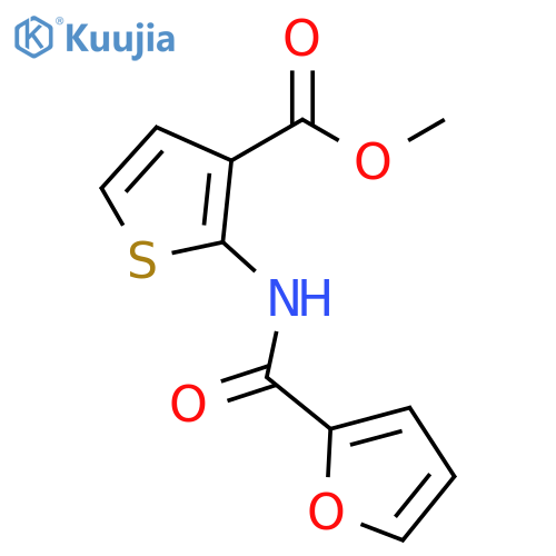 methyl 2-(furan-2-amido)thiophene-3-carboxylate structure