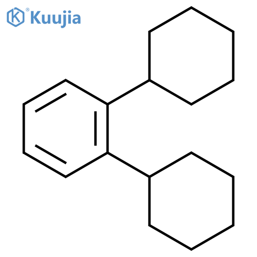 Benzene, dicyclohexyl- structure