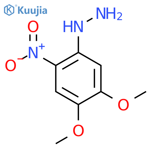 (4,5-dimethoxy-2-nitrophenyl)hydrazine structure