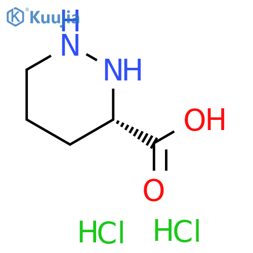 (S)-1,2-Diazinane-3-carboxylic acid dihydrochloride structure