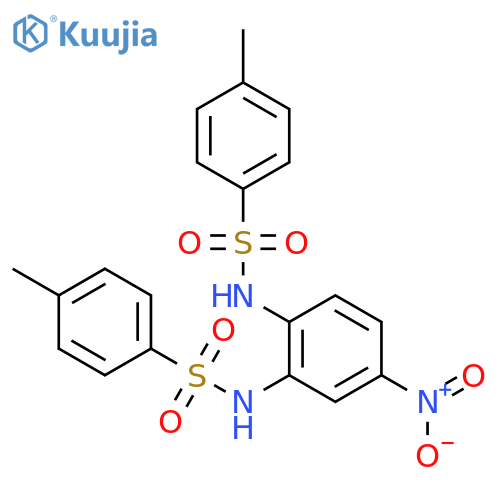 Benzenesulfonamide, N,N'-(4-nitro-1,2-phenylene)bis[4-methyl- structure