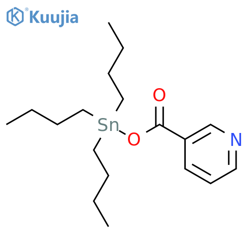 3-Pyridinecarboxylicacid, tributylstannyl ester structure