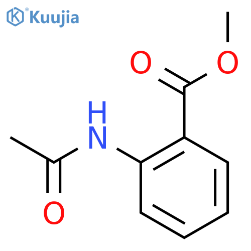 Methyl N-acetylanthranilate structure