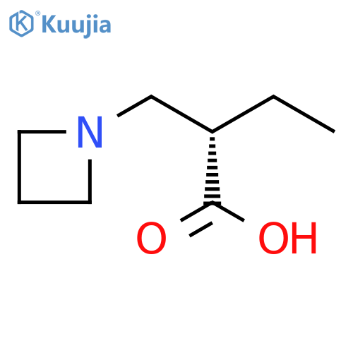 (2S)-2-(azetidin-1-ylmethyl)butanoic acid structure