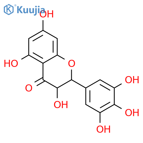 Dihydromyricetin structure