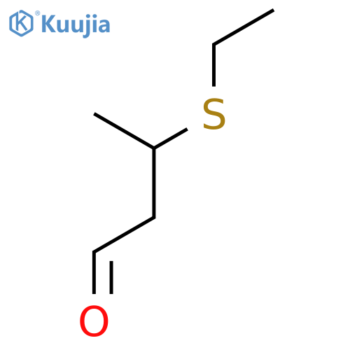 3-(Ethylthio)butanal structure