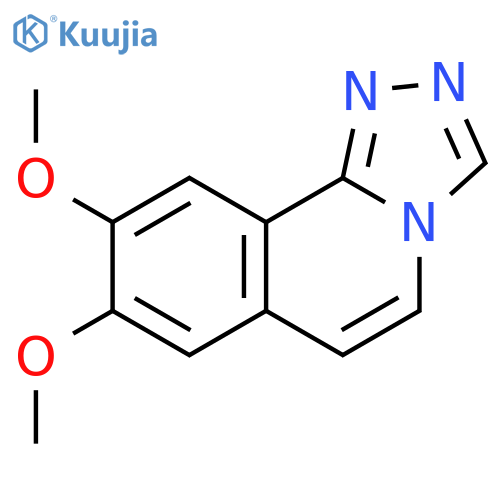 1,2,4-Triazolo[3,4-a]isoquinoline,8,9-dimethoxy- structure