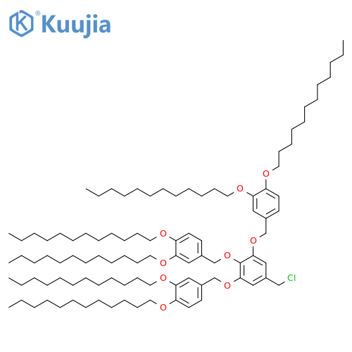 3,4,5-Tris[3,4-bis(dodecyloxy)benzyloxy]benzyl chloride structure