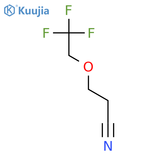 3-(2,2,2-Trifluoroethoxy)propionitrile structure