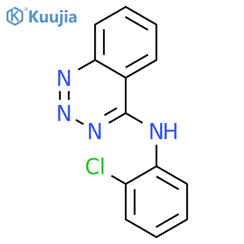 1,2,3-Benzotriazin-4-amine,N-(2-chlorophenyl)- structure