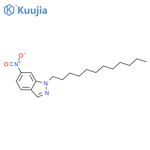 1H-Indazole,1-dodecyl-6-nitro- structure