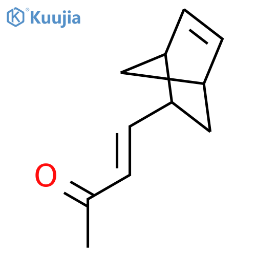 4-{bicyclo2.2.1hept-5-en-2-yl}but-3-en-2-one structure