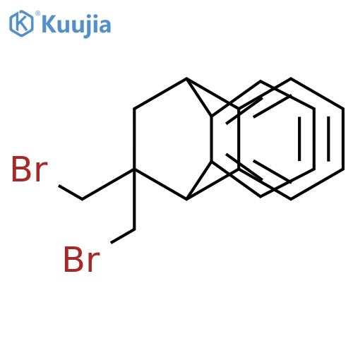 9,10-Ethanoanthracene, 11,11-bis(bromomethyl)-9,10-dihydro- structure