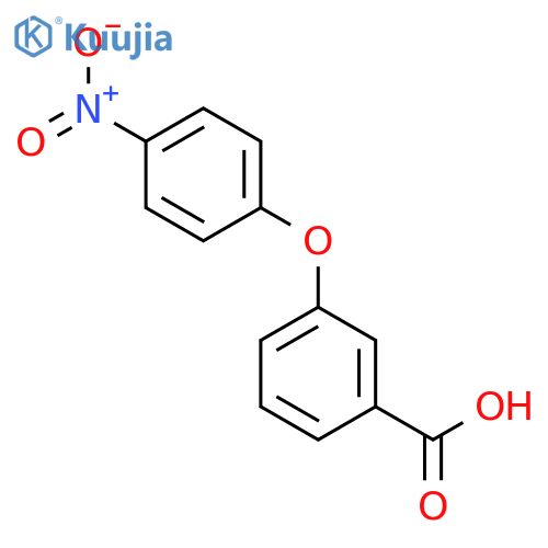 3-(4-Nitrophenoxy)benzoic acid structure