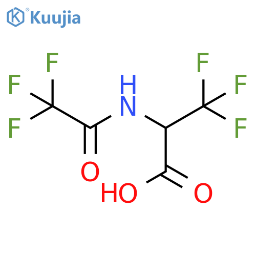 3,3,3-Trifluoro-2-(trifluoroacetamido)propanoic acid structure