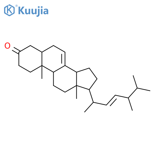 ergosta-7,22-dien-3-one structure