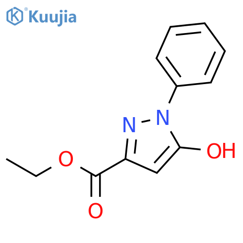 1H-Pyrazole-3-carboxylic acid, 5-hydroxy-1-phenyl-, ethyl ester structure